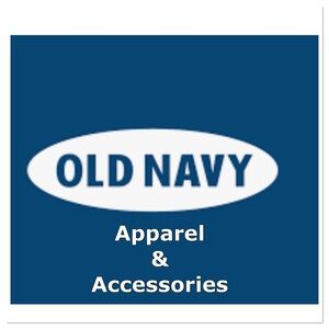 Old Navy apparel & accessories separator signage